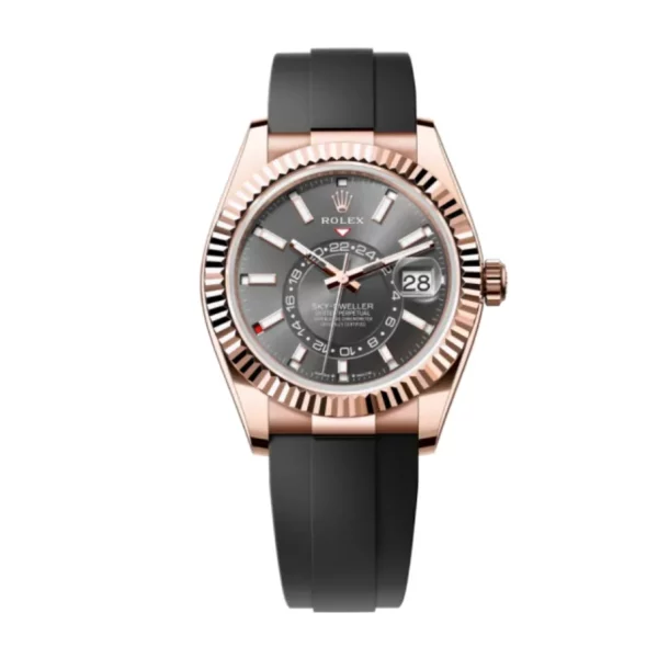 Rolex Sky-Dweller 326935 Everose Gold 42mm 1:1 Super Clone Watch