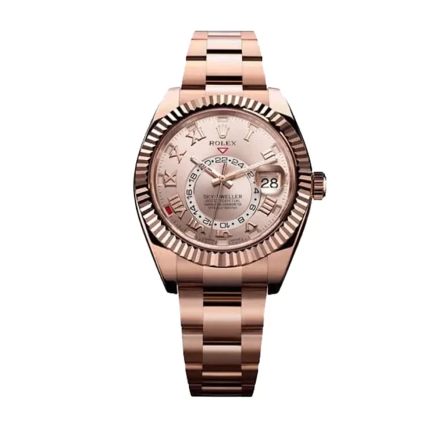 Rolex Sky-Dweller 326935 42mm Everose Gold Super Clone Watch