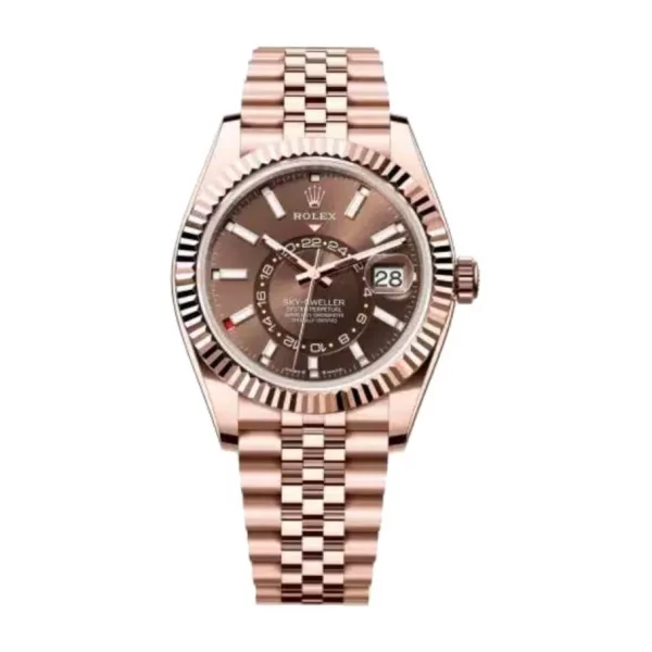 Rolex Sky-Dweller 336935 42mm Everose Gold Super Clone Watch