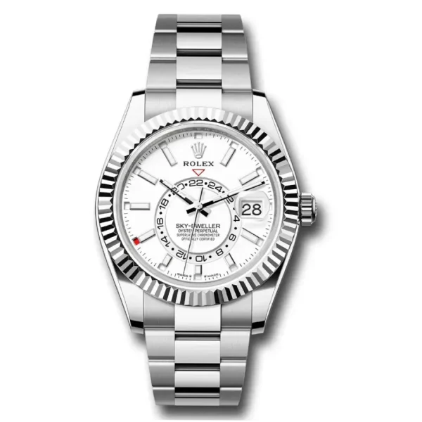 Rolex Sky-Dweller 336934 42mm White Dial Super Clone Watch
