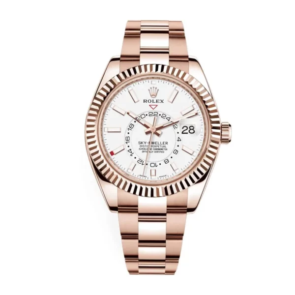 Rolex Sky-Dweller 326935 Everose Gold 42mm Super Clone Watch