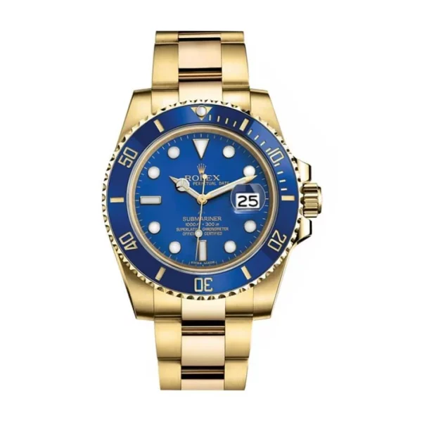 Rolex Submariner 116618LB Blue Gold Super Clone 40mm Watch