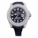 Rolex Submariner 116336 40mm Super Clone Watch with Iced Bezel