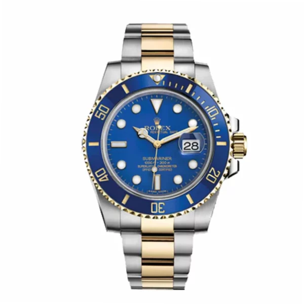 Rolex Submariner 16613 Super Clone 40mm Two-Tone Blue Watch