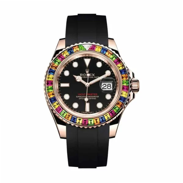 Rolex Yacht-Master 116695 40mm Super Clone Rose Gold Watch